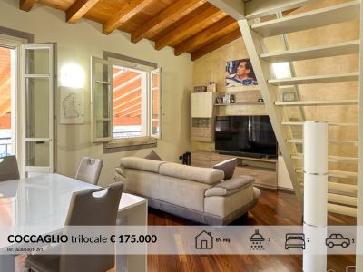 Grazioso appartamento con loggiato a Coccaglio in zona residenziale